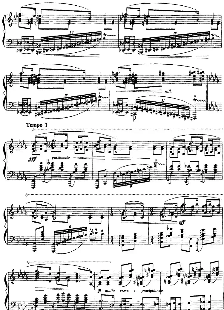 现代钢琴曲：22、练习曲（Op.4，No.3）