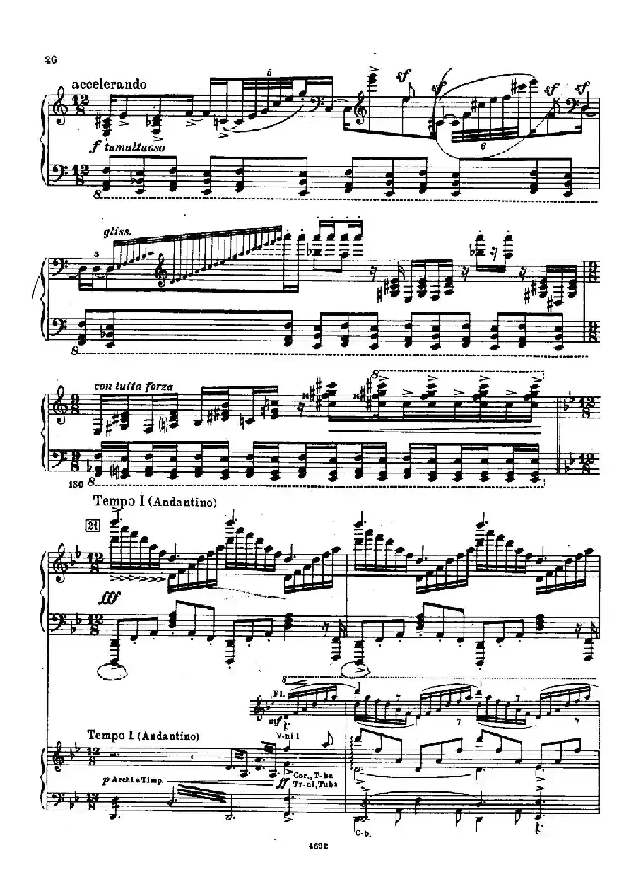 Piano Concerto No.2 in g Minor Op.16（g小调第二钢琴协奏曲·Ⅰ·双钢琴）
