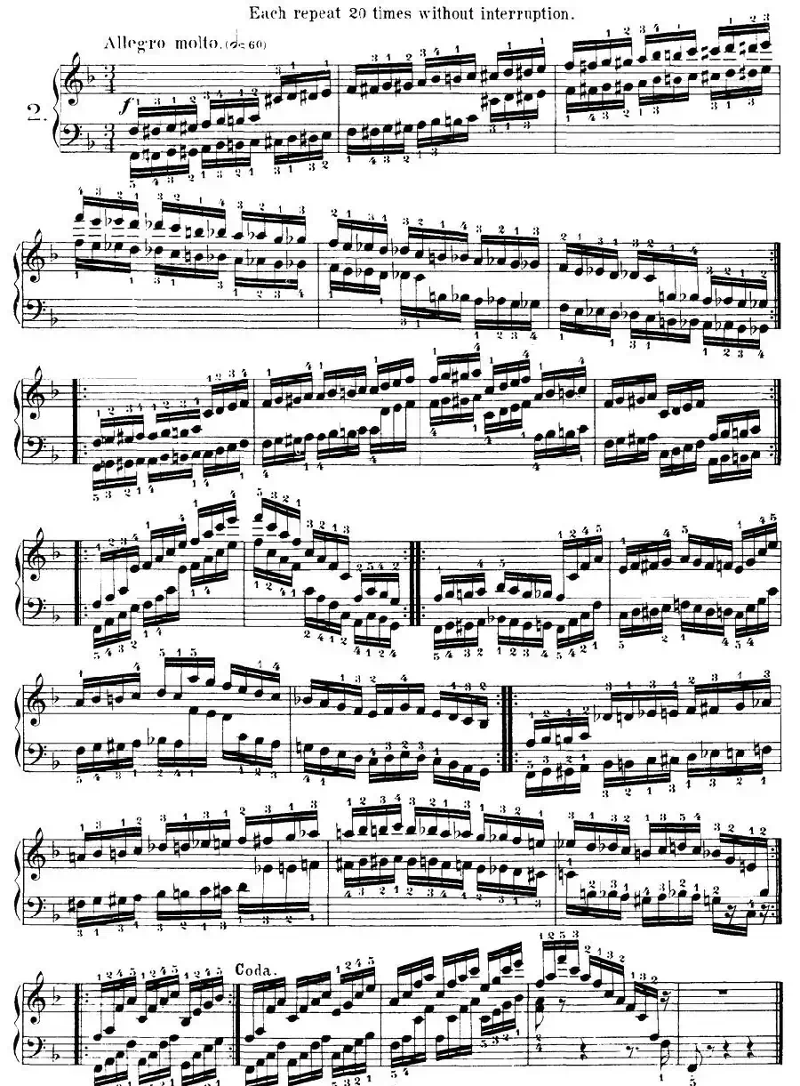 Czerny - 40 Daily Exerci Op.337（1—5）（40首日常训练曲）