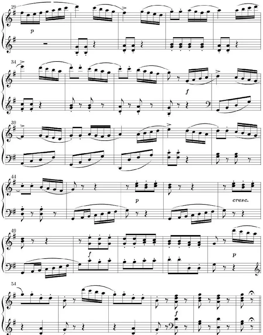 6 Sonatinas Op.36（6首钢琴小奏鸣曲-5）