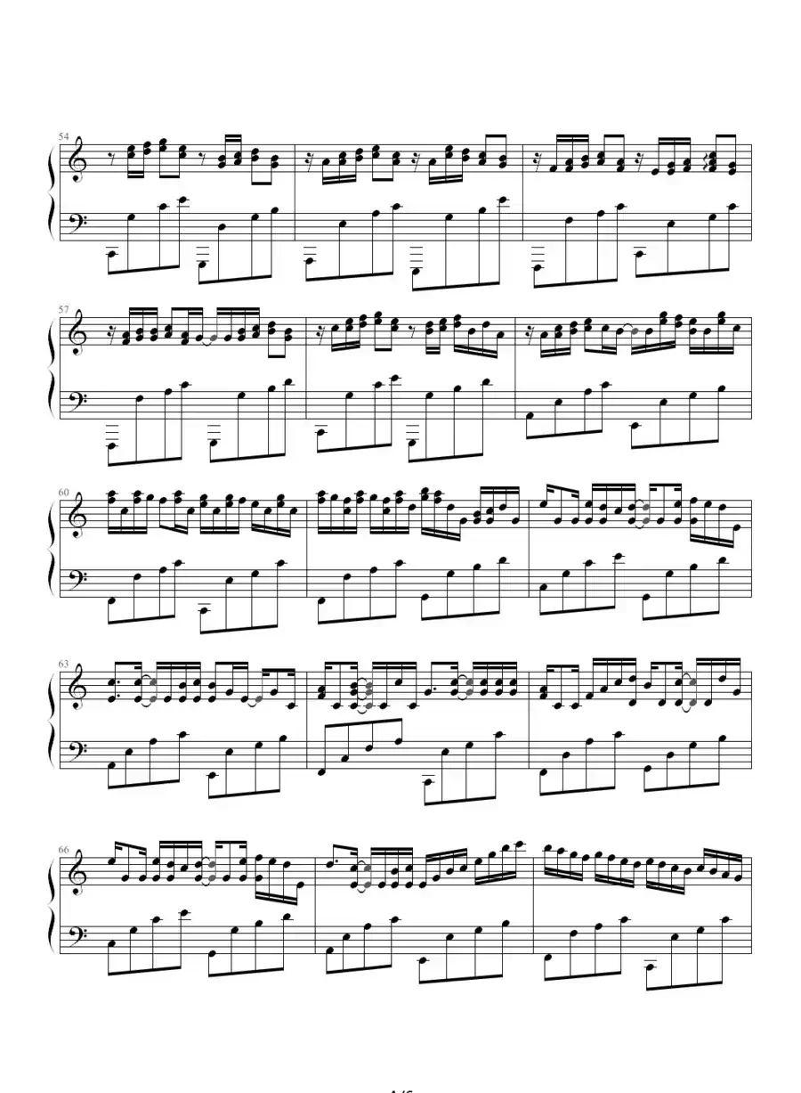 卡农（情感100%）