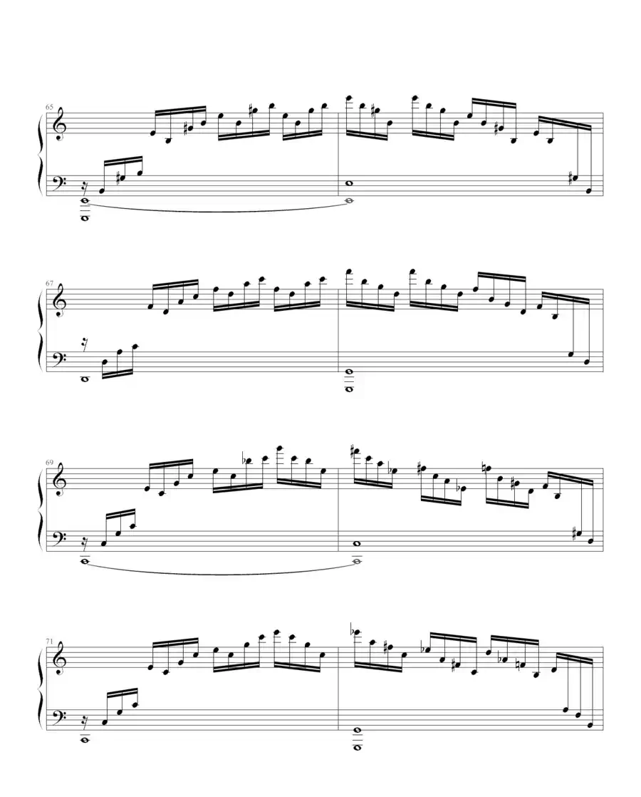 练习曲 Op.10 No.1（ 逃亡圣咏曲）