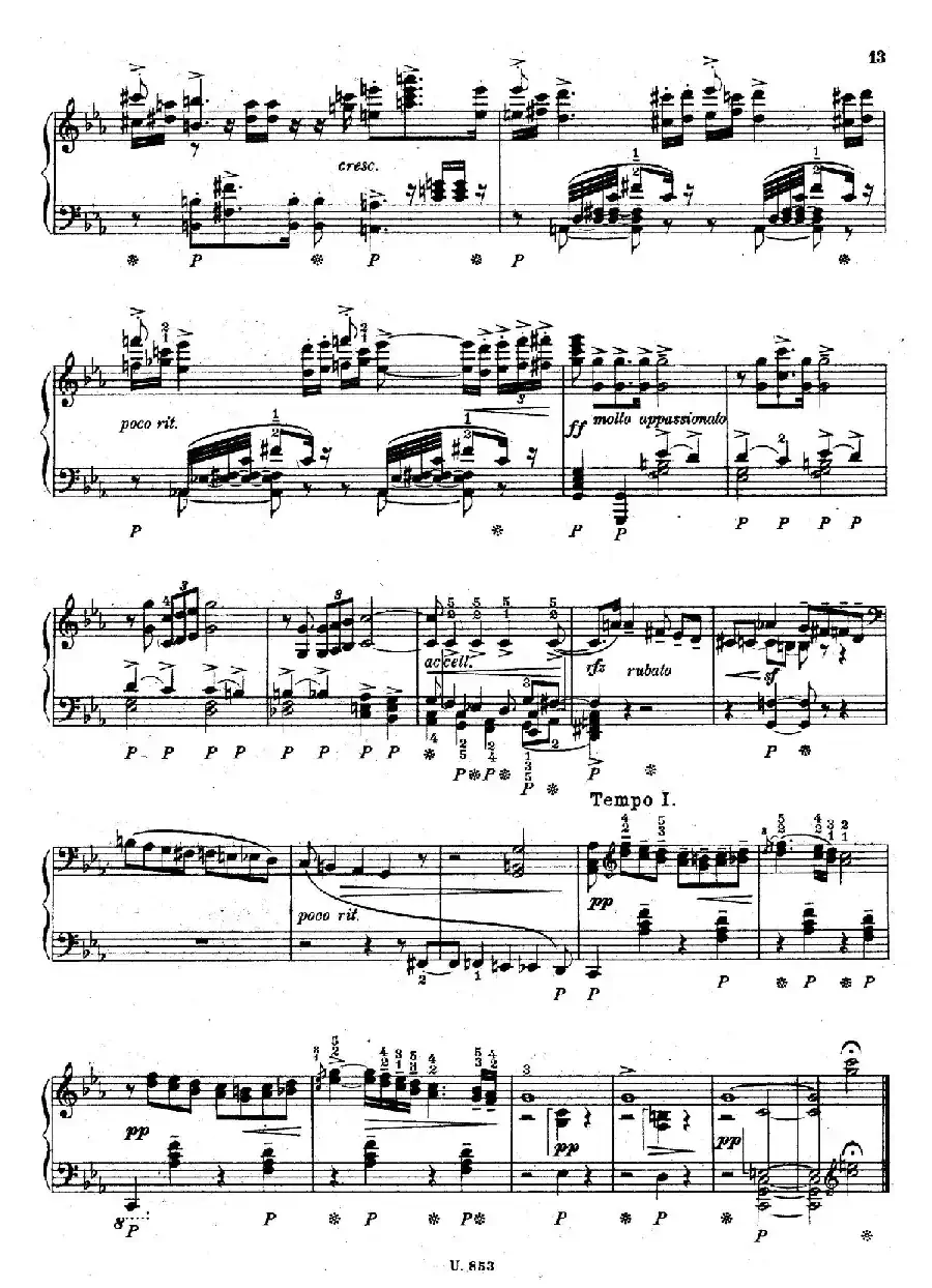 Six Piano Pieces Op.7（6首钢琴小品·Ⅲ）