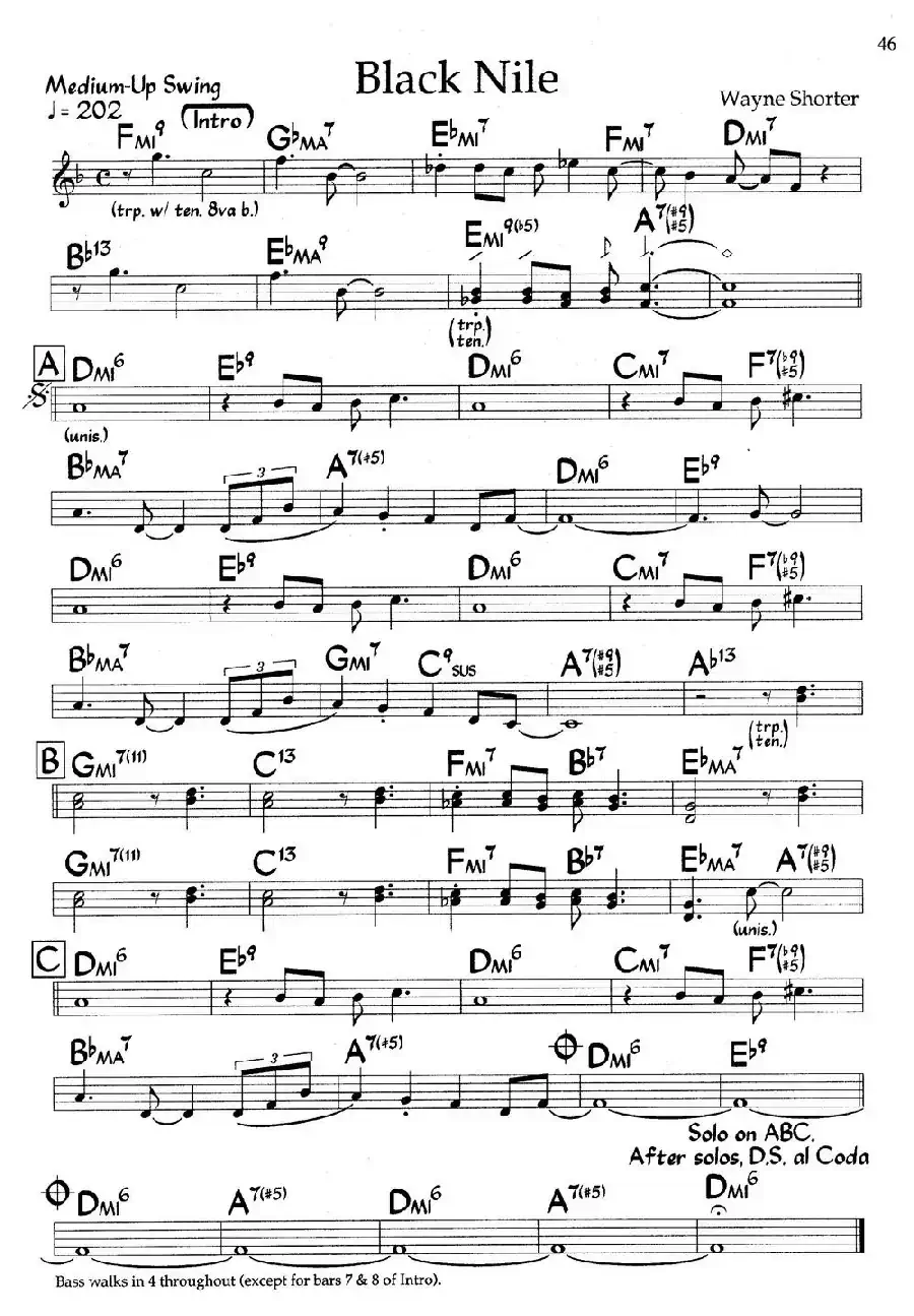 Black Nile（爵士钢琴曲）