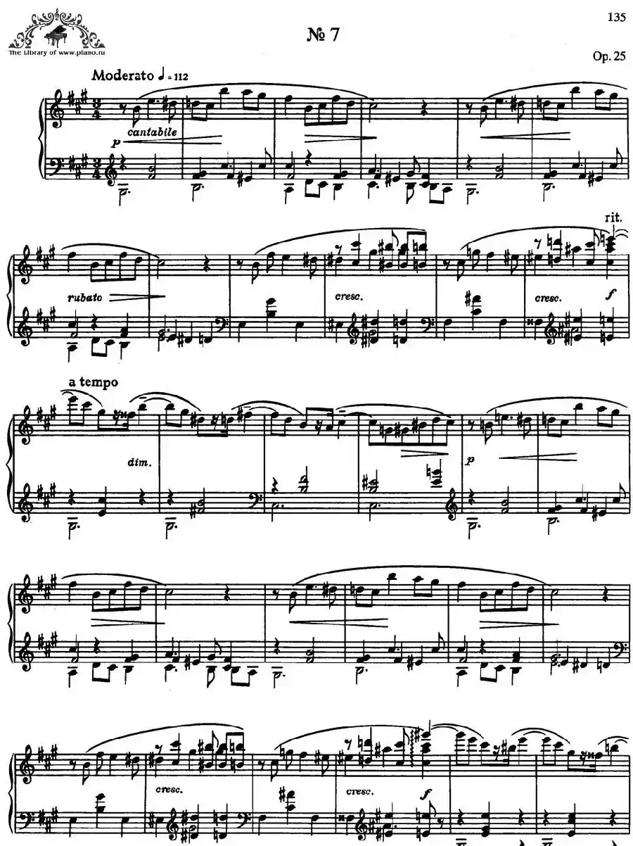 9首玛祖卡舞曲 Op.25（No.7）