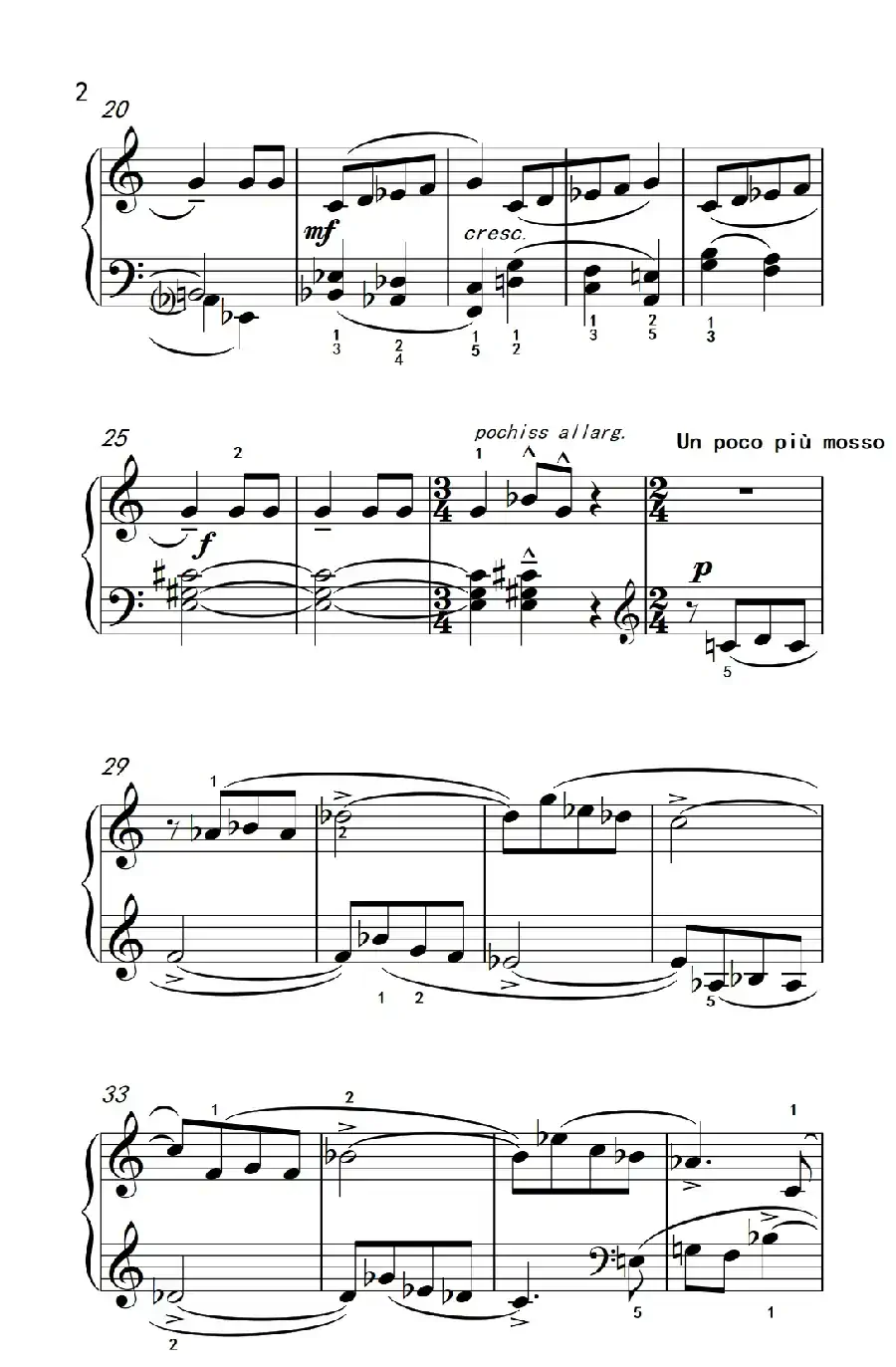 农夫舞曲(巴托克 小宇宙 钢琴教程 5)