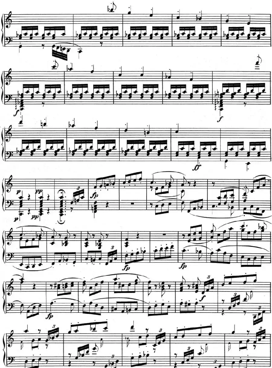 贝多芬钢琴奏鸣曲02 A大调 Op.2 No.2 A major