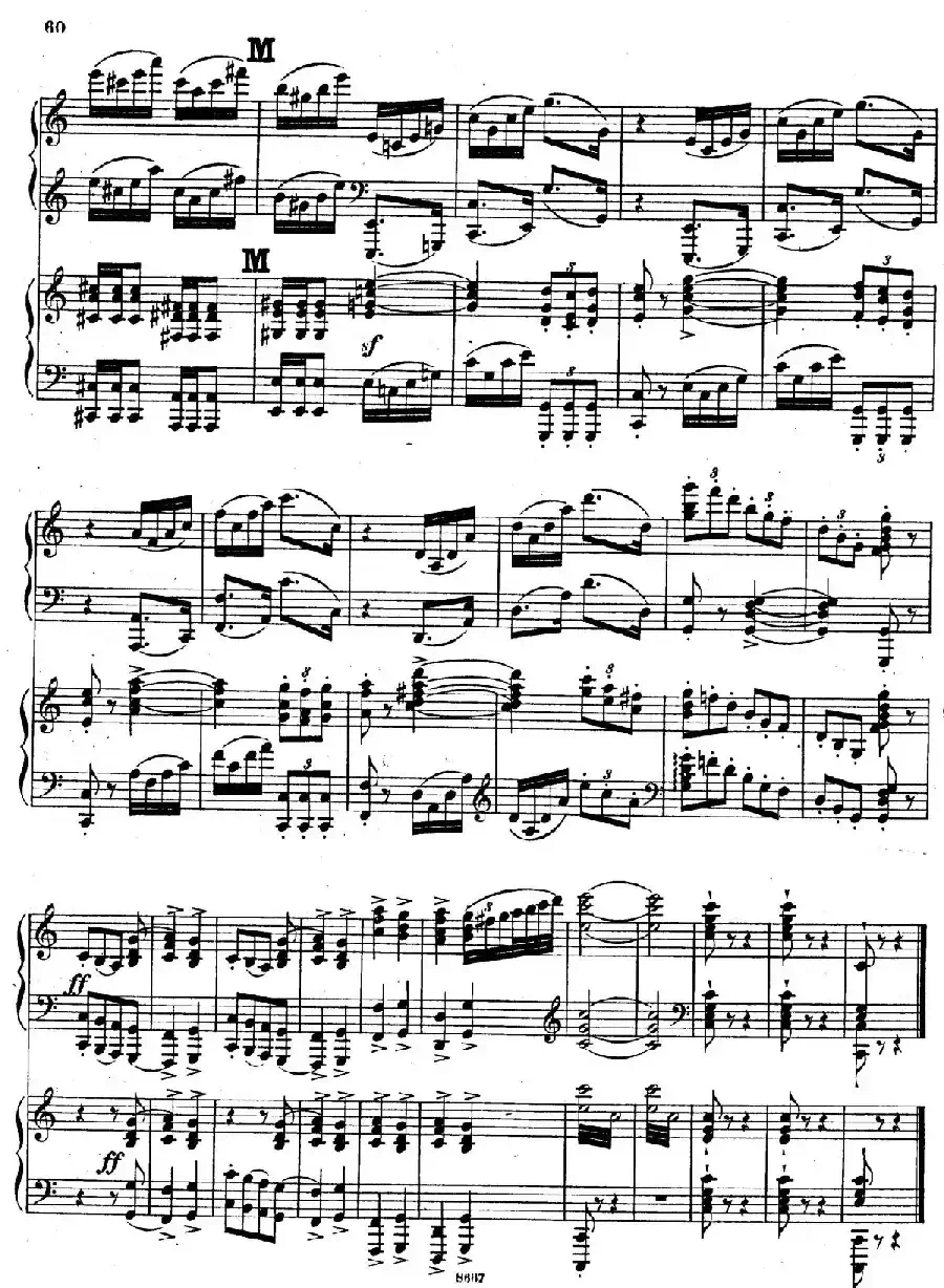 Symphony No.4 in e Minor Op.98（e小调第四交响曲·双钢琴）
