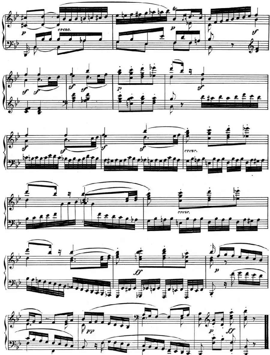 贝多芬钢琴奏鸣曲11 降B大调 Op.22 B-flat major