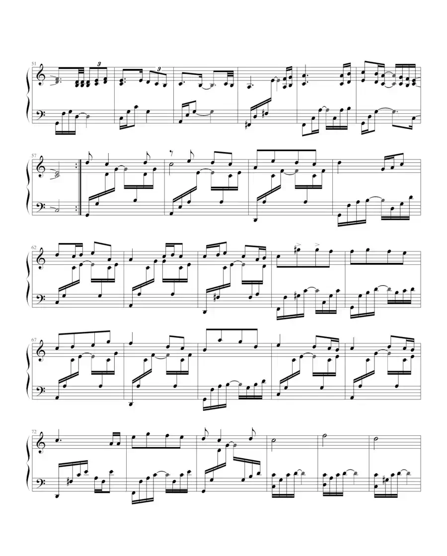 黑色毛衣（蓝的调编配版）