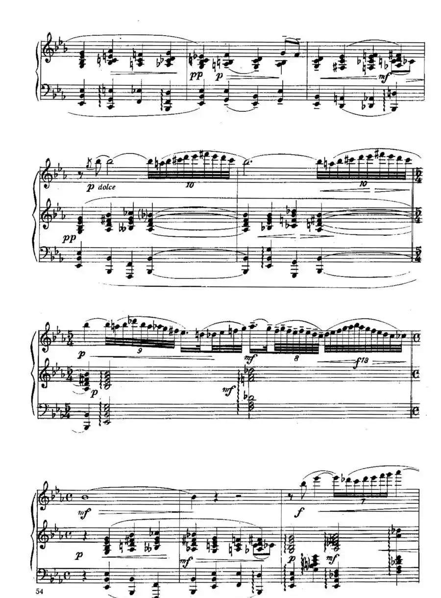 Six Préludes Exotiques Op·17（6首特色前奏曲·4）