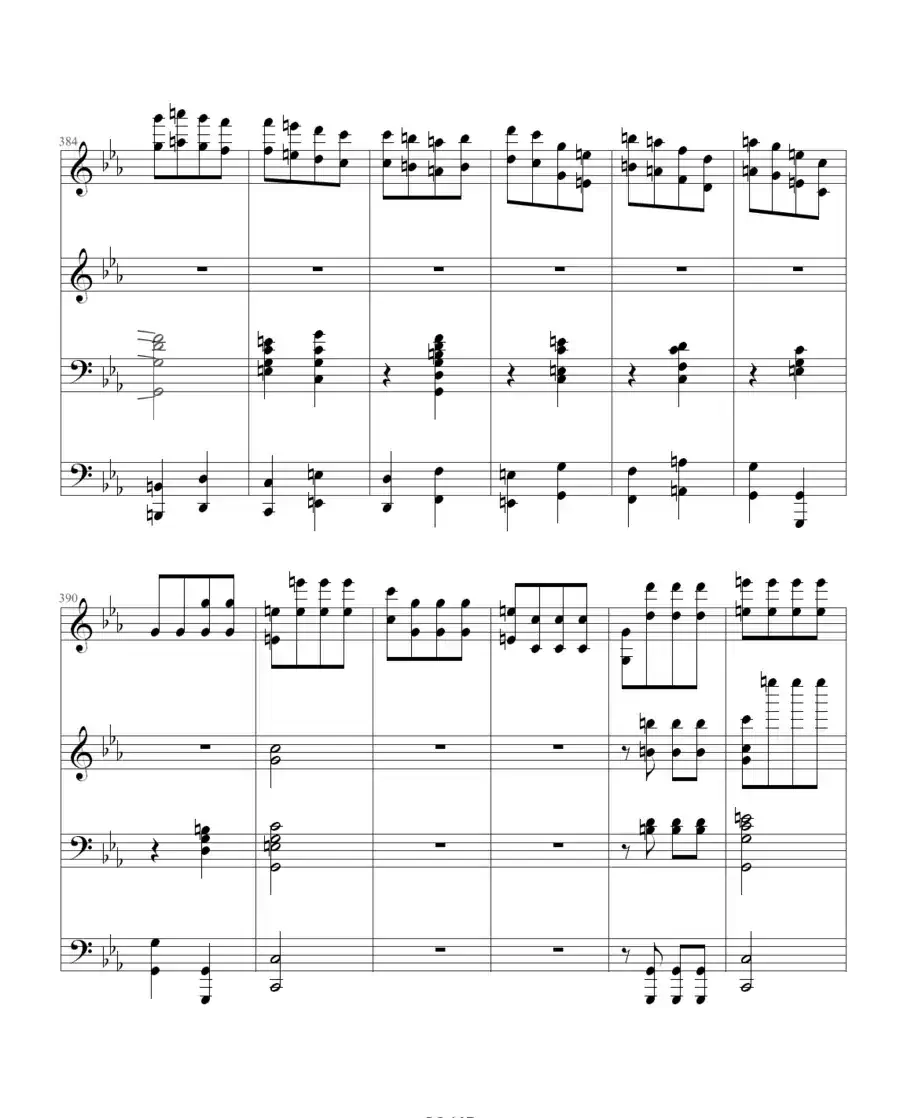 命运交响曲(四手联弹)