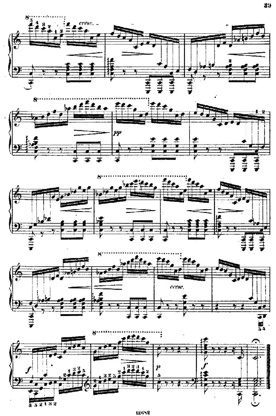 Douze Etudes de Salon Op.5（12首沙龙练习曲·7）