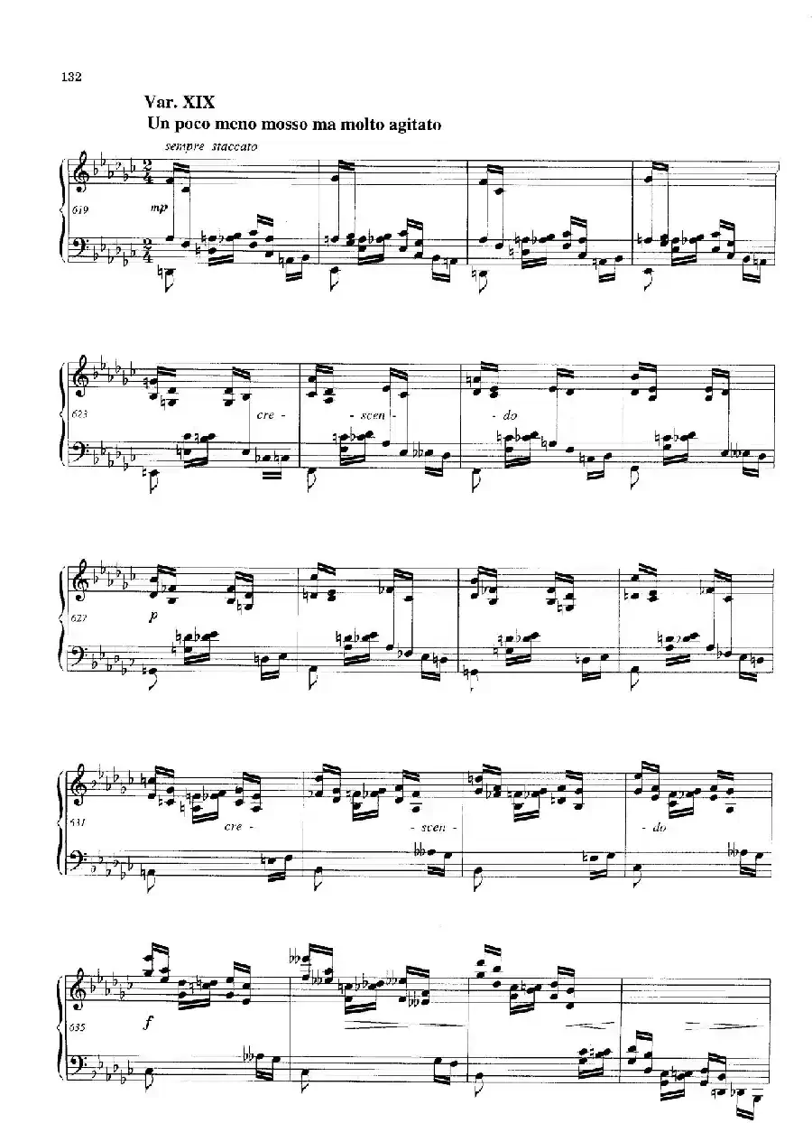 Variations and Fuge in e-flat Minor Op.23（降e小调主题变奏与赋格）