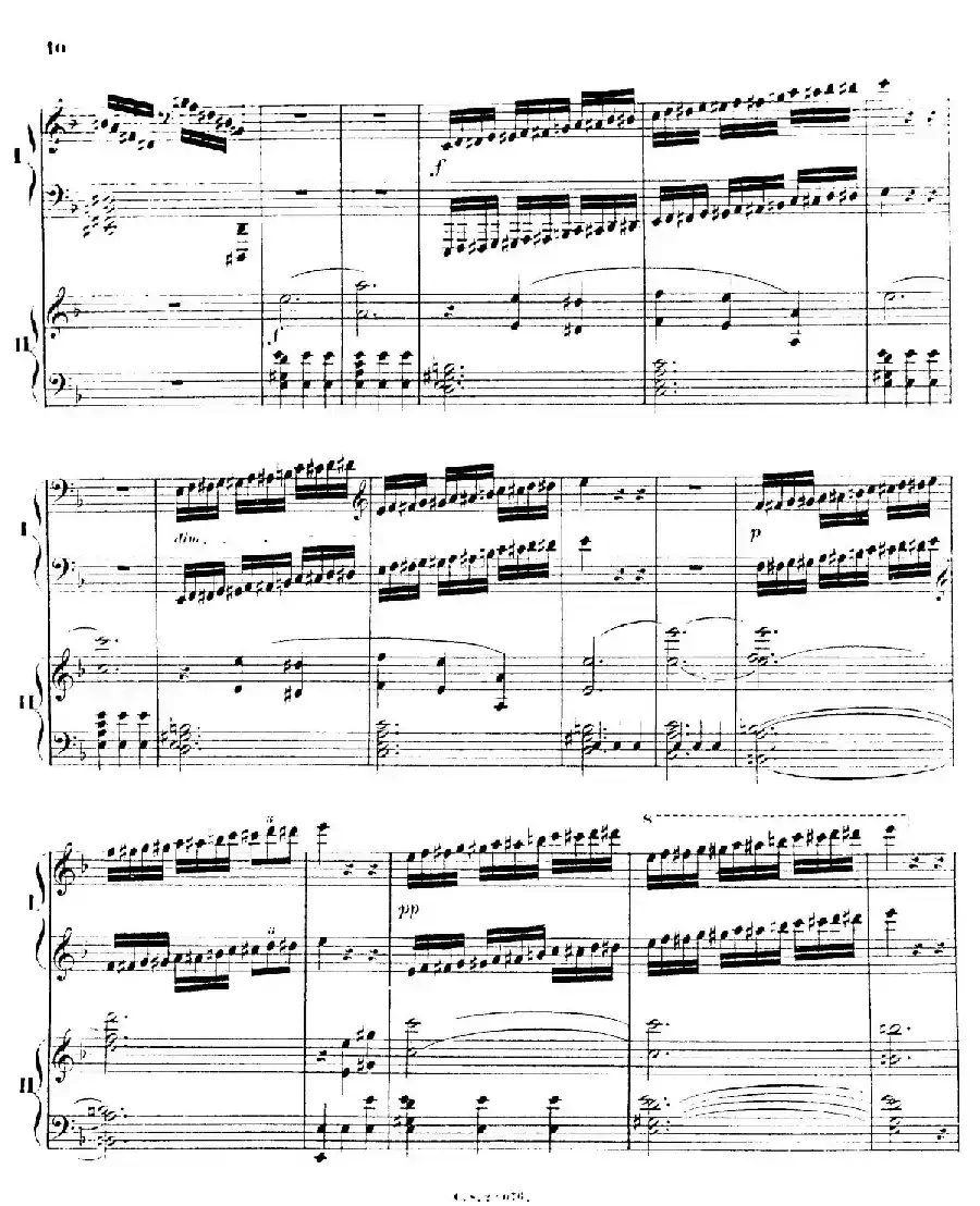 Piano Concerto No.2 in F Major Op.35（F大调第二钢琴协奏曲·Ⅰ·双钢琴）
