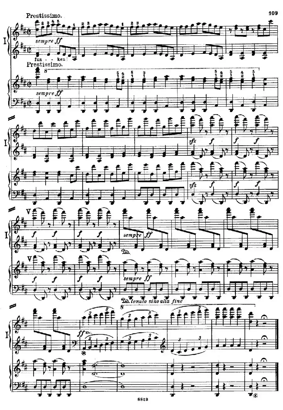 d小调第九交响曲 Op.125（双钢琴P103——109）