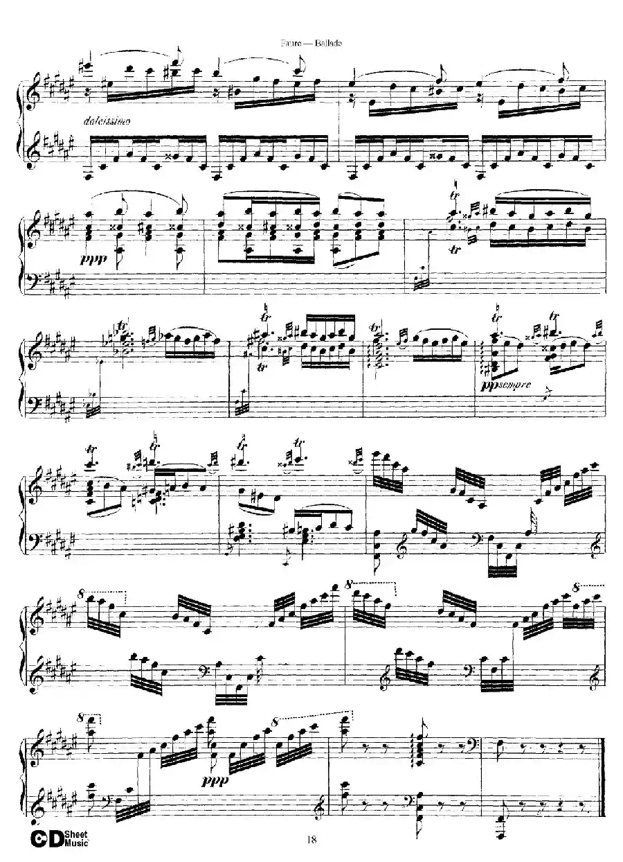 Ballade Op.19（叙事曲）