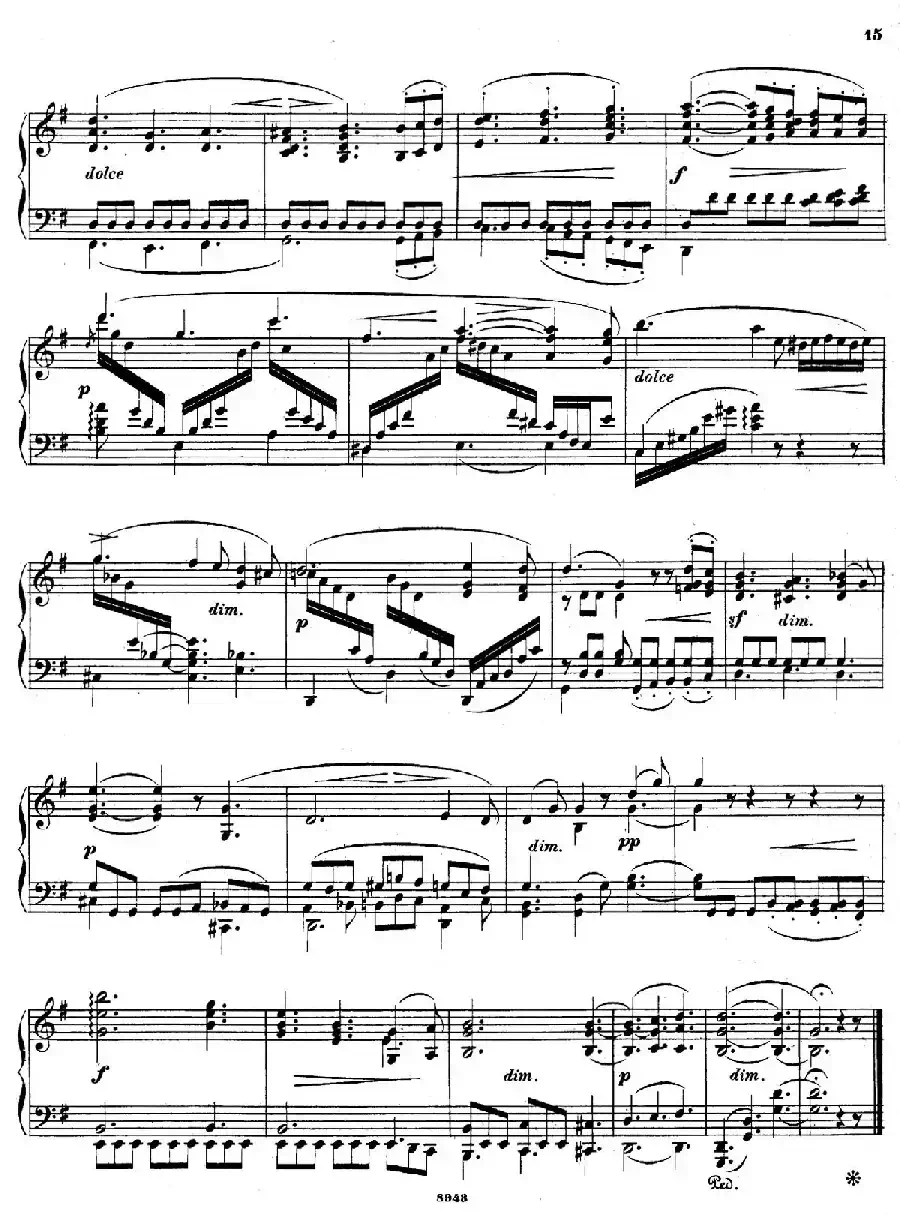 Piano Sonata in e Minor Op.28（e小调钢琴奏鸣曲）