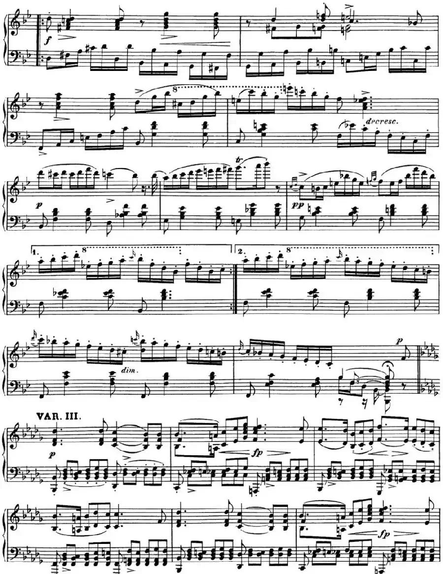 舒伯特降B大调即兴曲D.935,Op.142(NO.3)