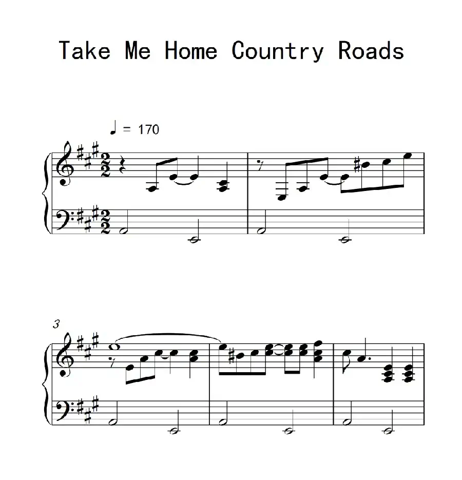 Take Me Home Country Roads