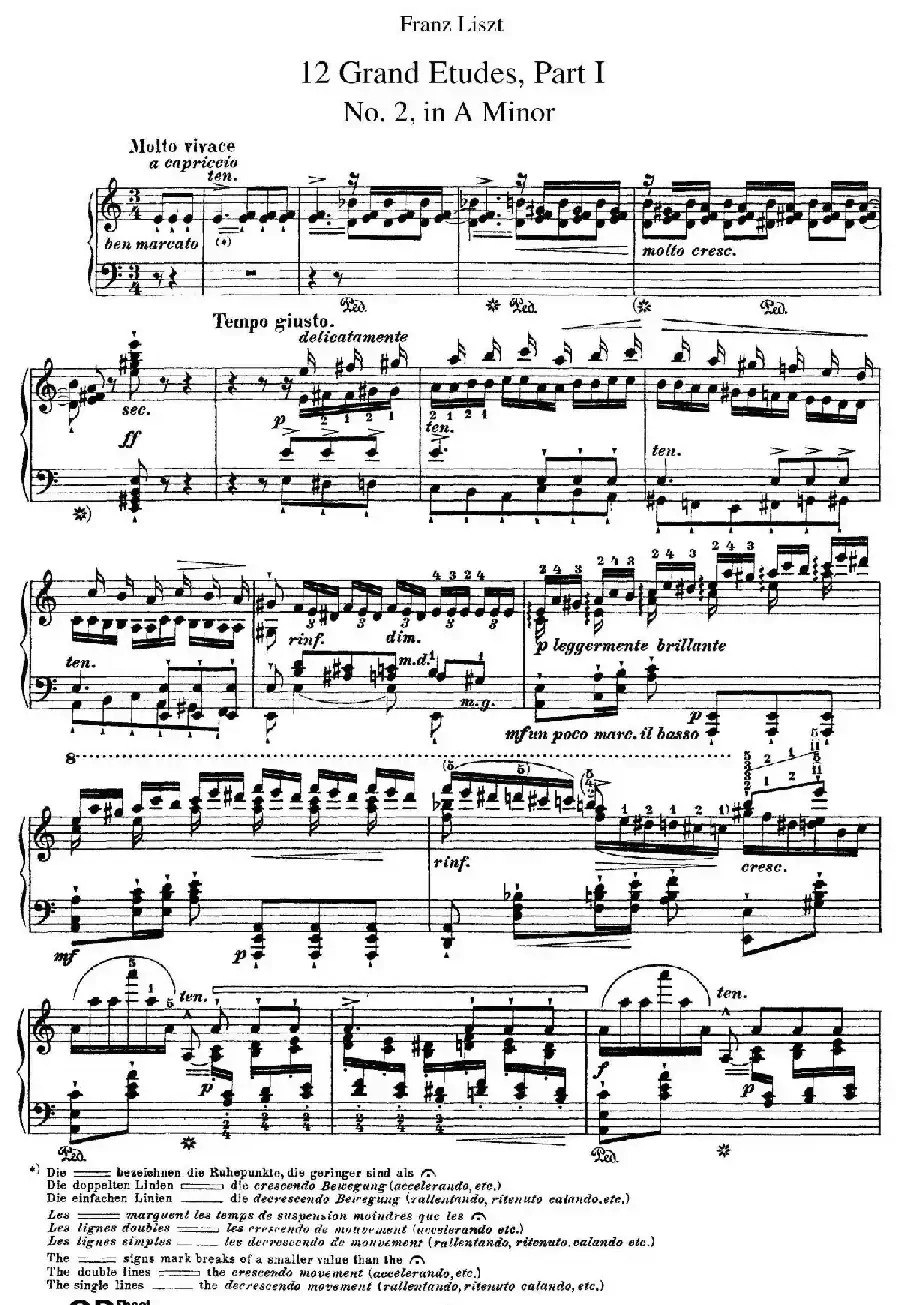 12 Grand Etudes S.137（12首华丽的练习曲·2）