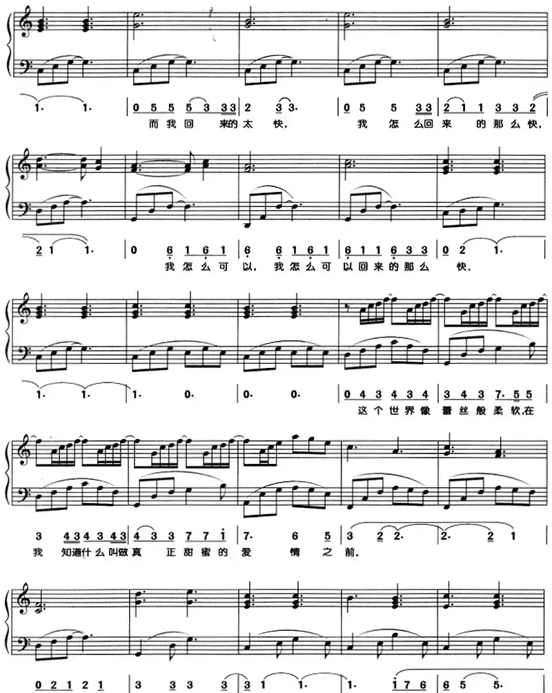 花的姿态（钢琴弹唱）