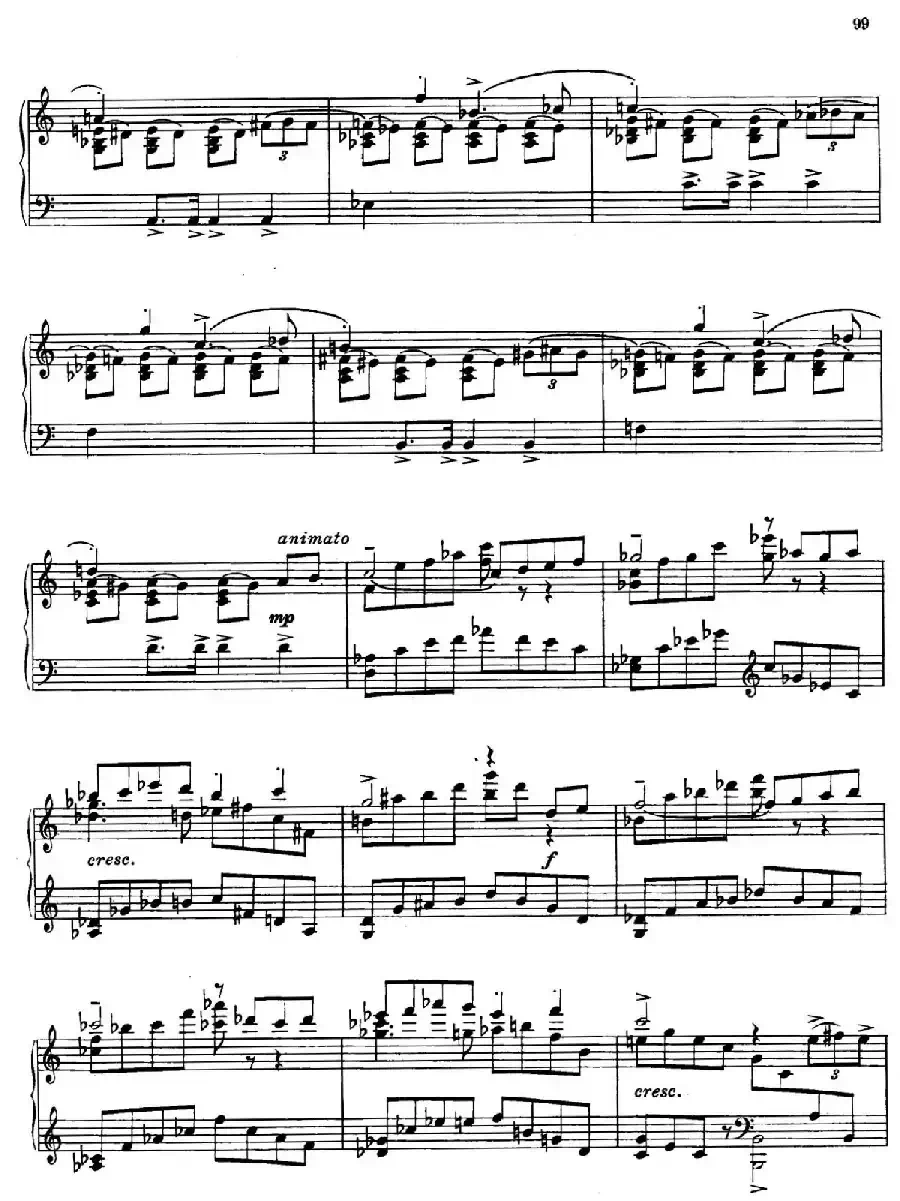 Prokofiev - Ten Pieces Op.12（普罗科菲耶夫-10首小品·5）