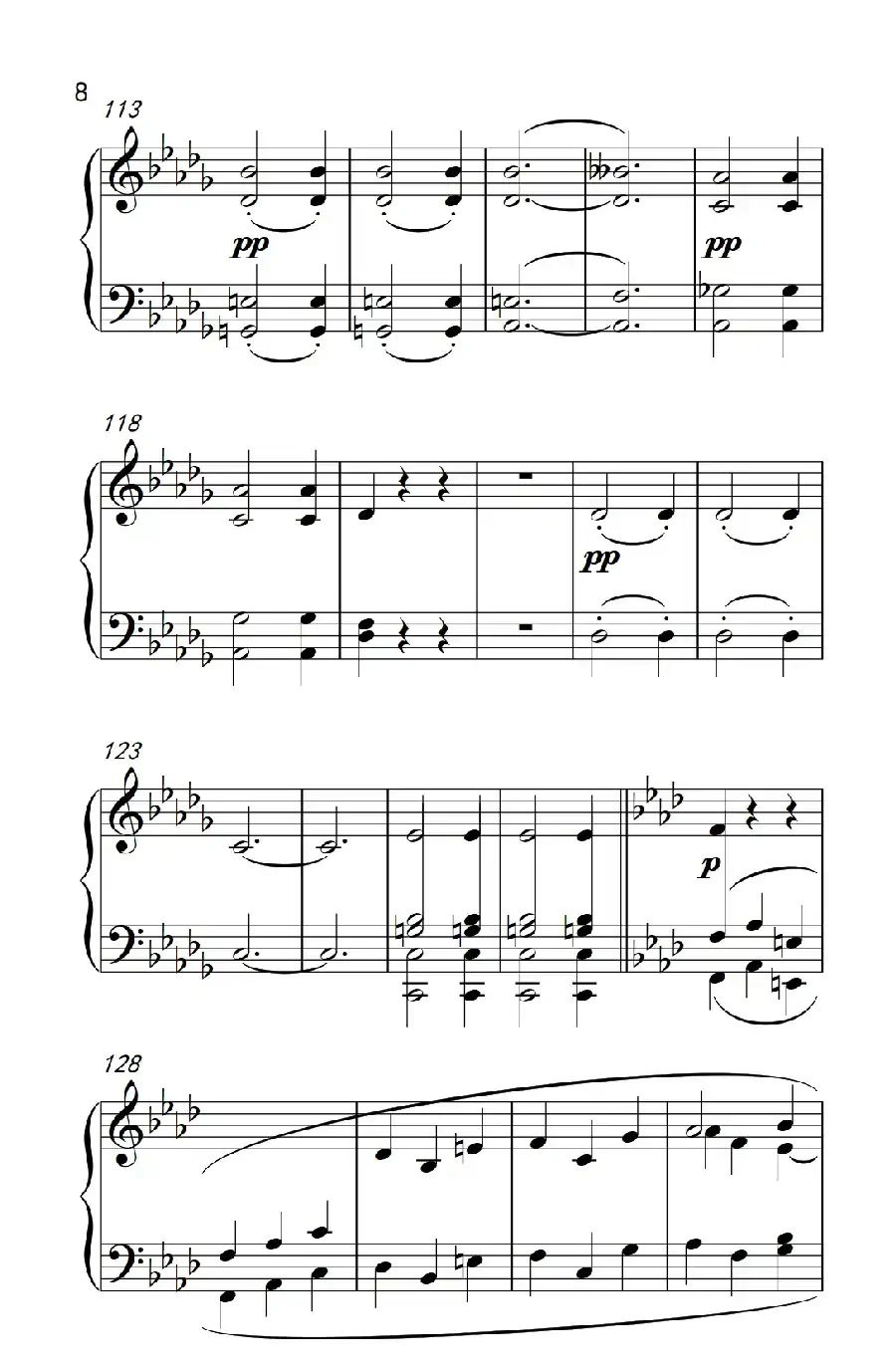 奏鸣曲 Opus 10 Nr.2 第二乐章（贝多芬奏鸣曲集 2）