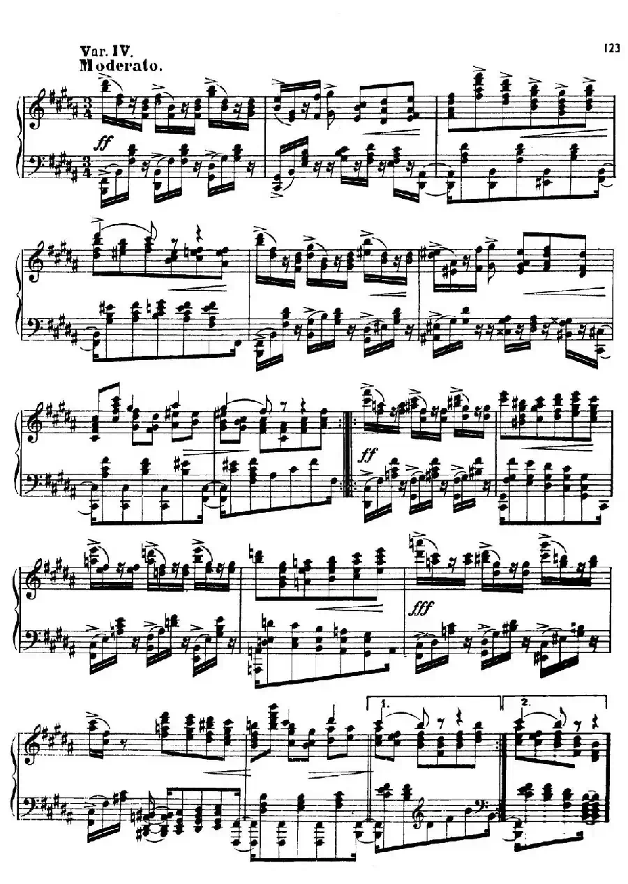 24 Characteristic Pieces Op.36（24首性格小品·23）