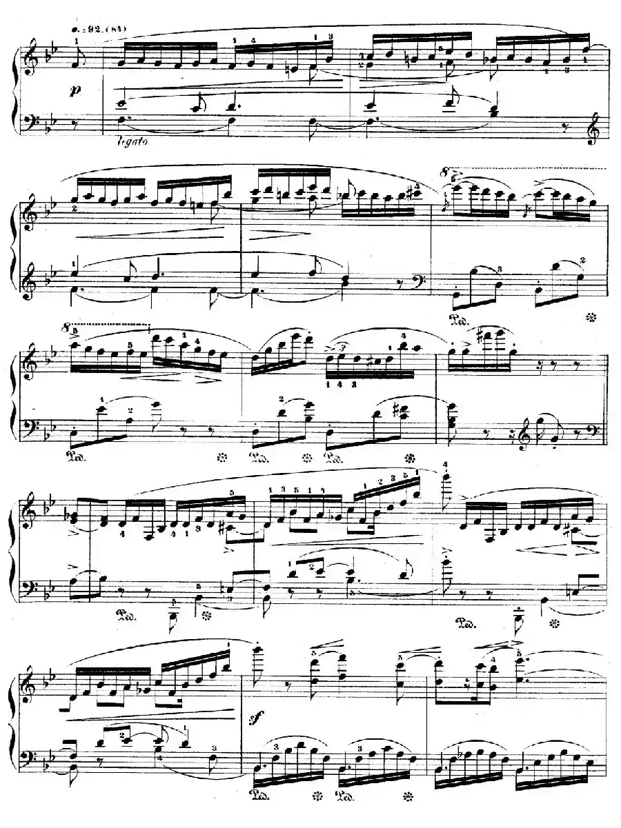 Variations on Je Vends Des Scapulaires Op.12（降B大调华丽变奏曲）