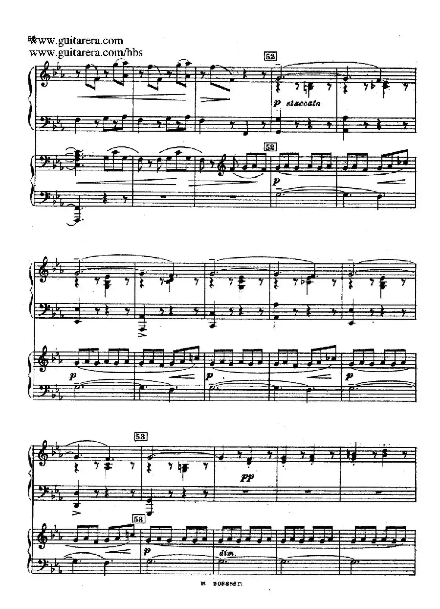 第二双钢琴组曲 Suite for Two Pianos No.2 Op.17（4. 塔兰泰拉舞曲 Tarantella）