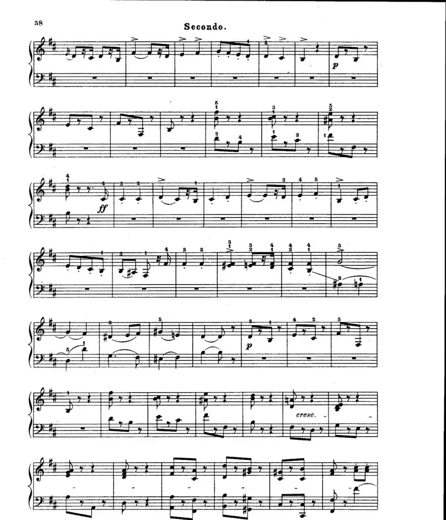 L'Arlesienne Suite No·2（阿莱城姑娘·第二组曲·四手联弹）