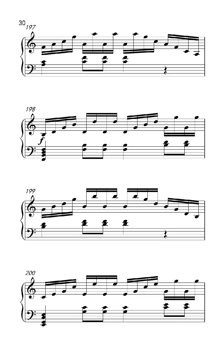 奏鸣曲 Opus 2 Nr.3 第一乐章(贝多芬奏鸣曲集 1)