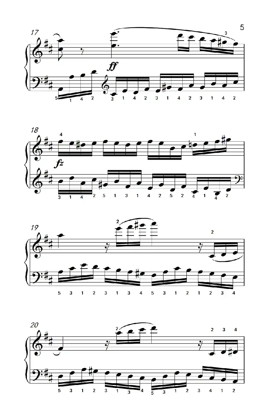 第八级2.练习曲 No.6 （中央音乐学院 钢琴（业余）考级教程 7-9级）