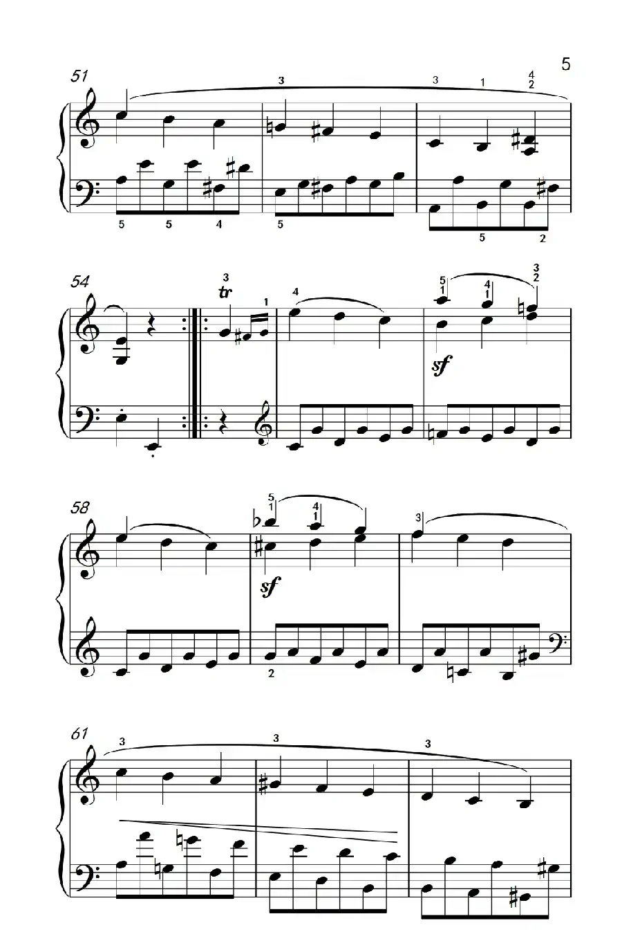 奏鸣曲 Opus 2 Nr.2 第三乐章（贝多芬奏鸣曲集 1）