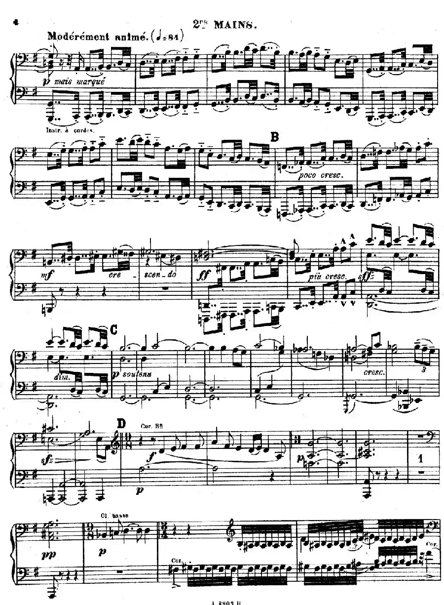 Symphony on a French Mountain Air Op.25（法国山歌交响曲·双钢琴·Ⅰ）