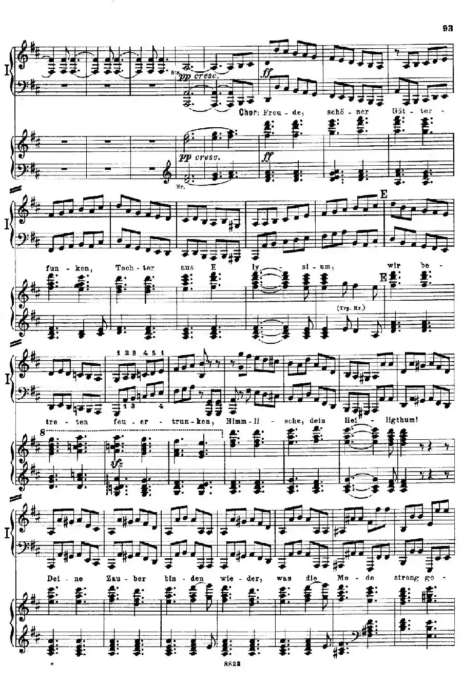 d小调第九交响曲 Op.125（双钢琴P93——102）