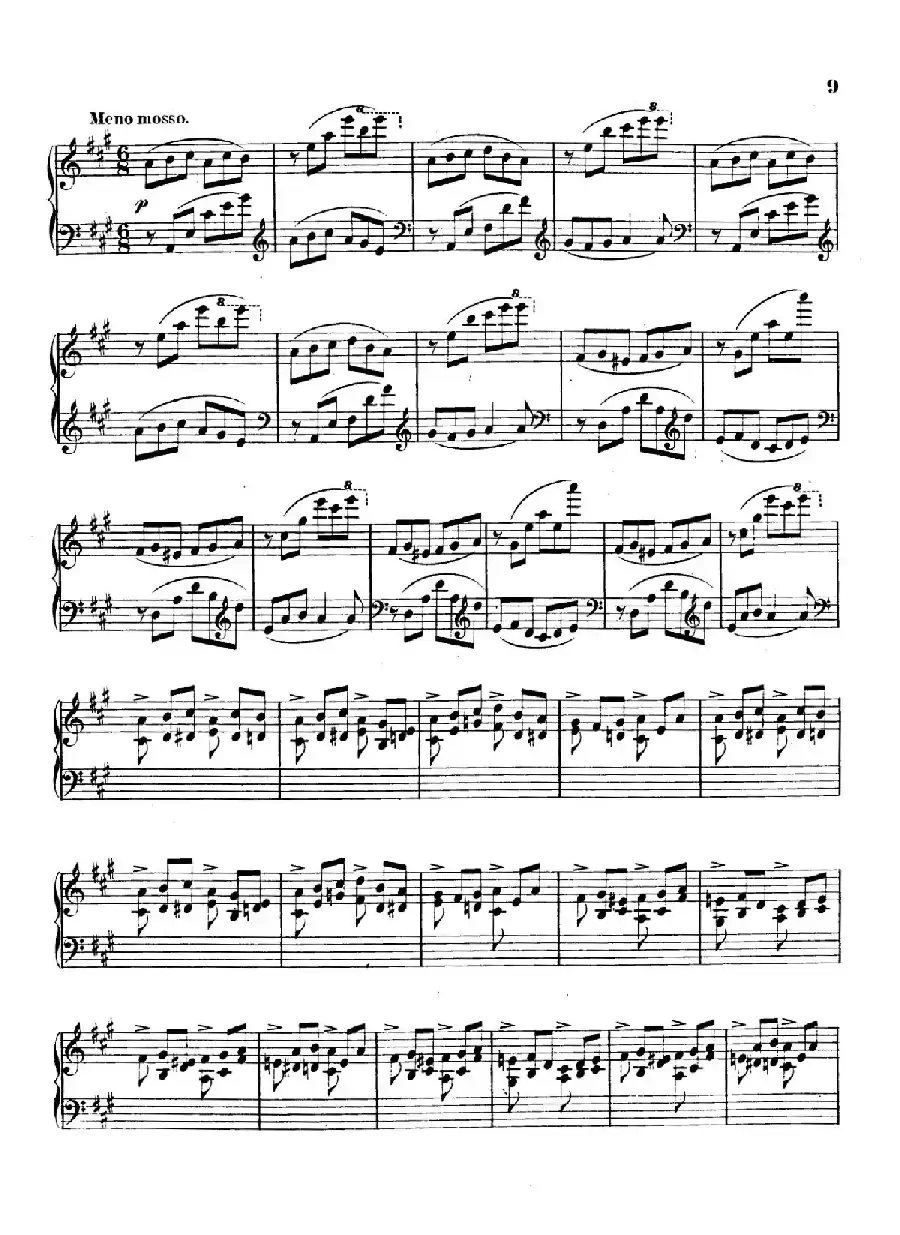 Variations on Yankee Doodle from Miscellenies Op.93（扬基嘟得主题变奏曲）