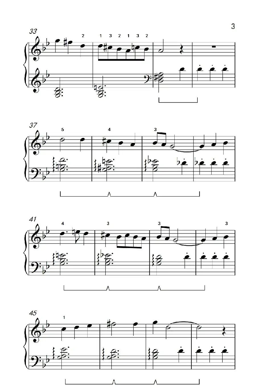 神秘的东方（约翰·汤普森 成人钢琴教程 第二册）