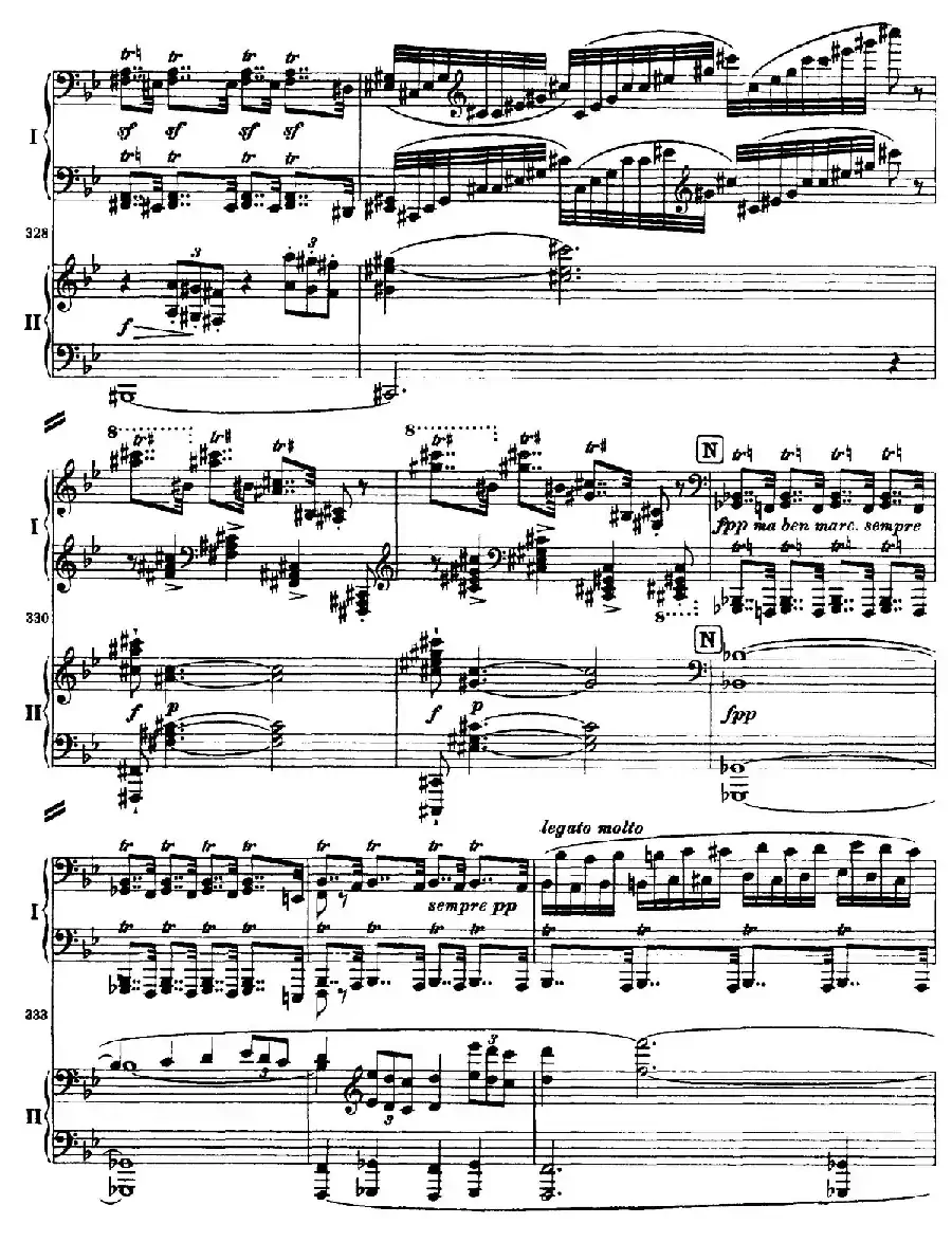 降B大调第二钢琴协奏曲 （P31——40）
