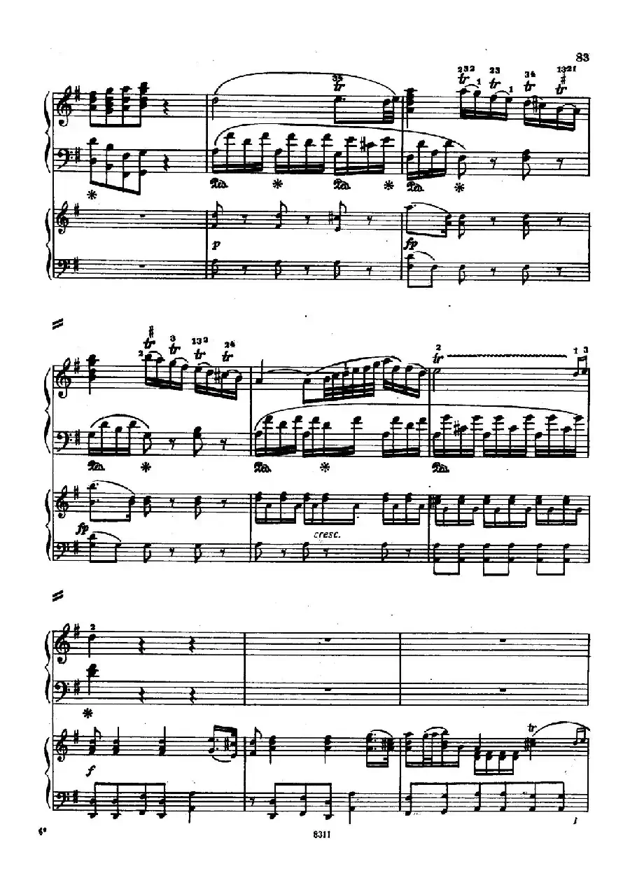 Concerto no 5 K 175 - 2 Piano（Ⅱ）