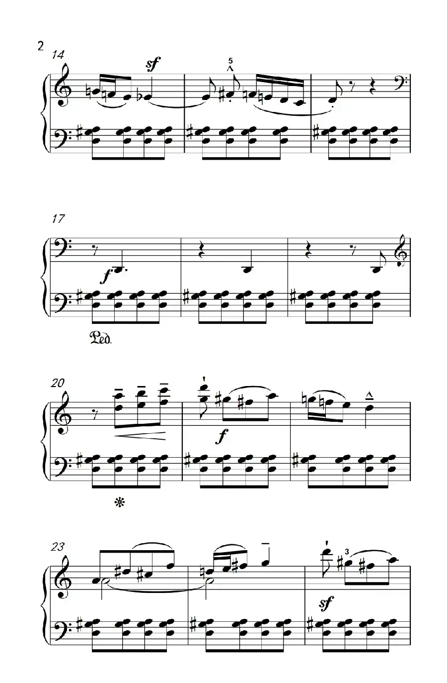 固定低音（巴托克 小宇宙 钢琴教程 6）