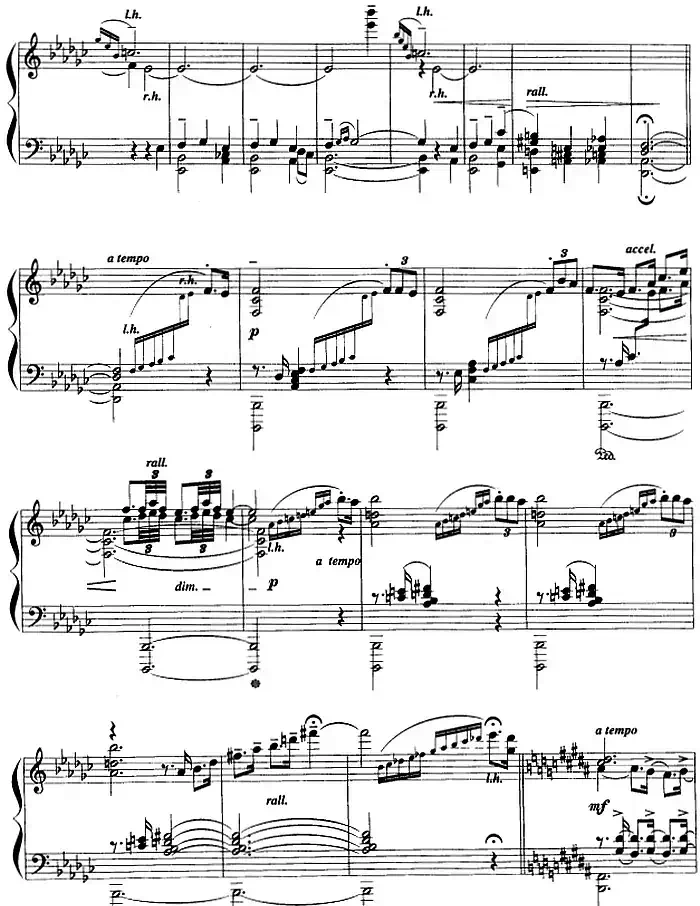 现代钢琴曲：2、即兴曲
