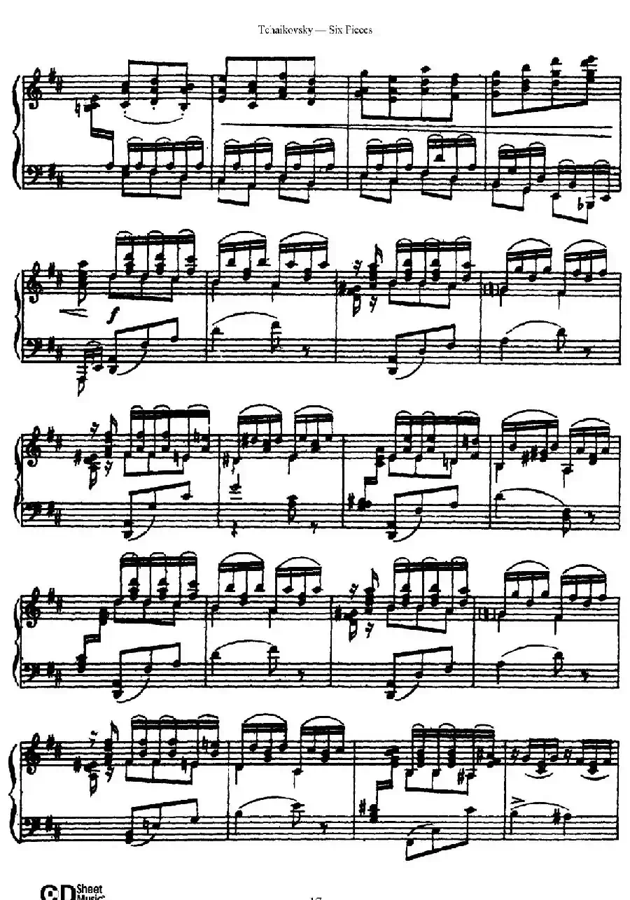 Six Pieces Op.51（6首小品·2）