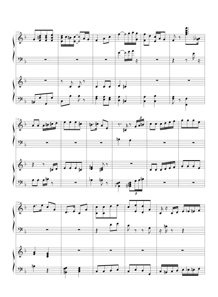 扬基嘟德尔(爵士版)(四手联弹)