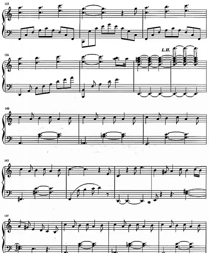 流行歌曲改编的钢琴曲：我的快乐