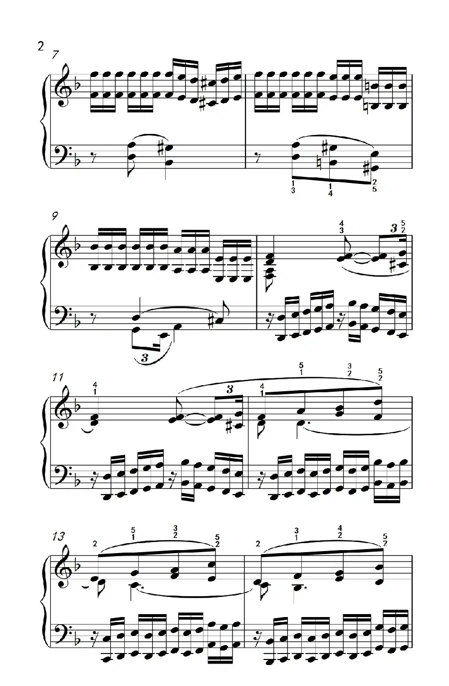 莫什科夫斯基 钢琴练习曲（第九首）