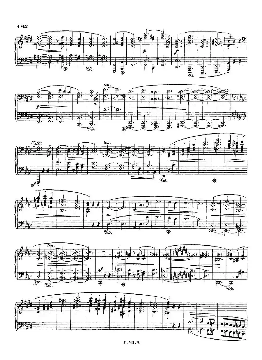 肖邦 钢琴谐谑曲 Chopin Scherzo（No.4  E大调，Op.54）