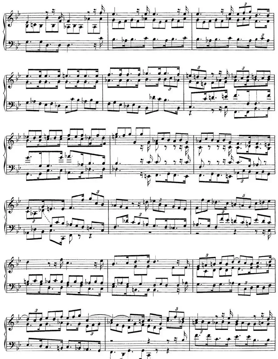 Toccata BWV 915（7首托卡塔·No.6 g小调）