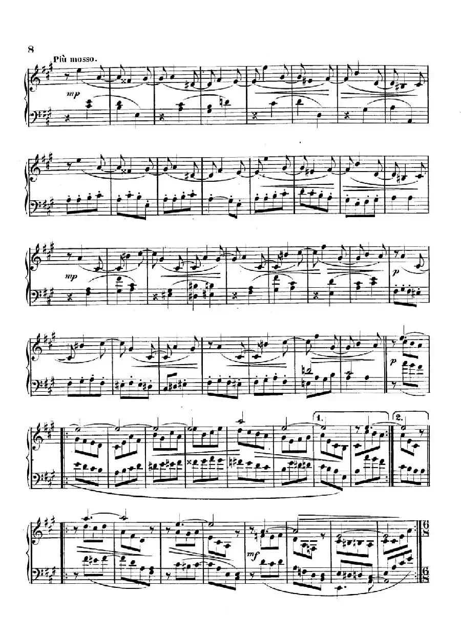 Variations on Yankee Doodle from Miscellenies Op.93（扬基嘟得主题变奏曲）